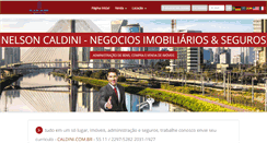 Desktop Screenshot of caldini.com.br